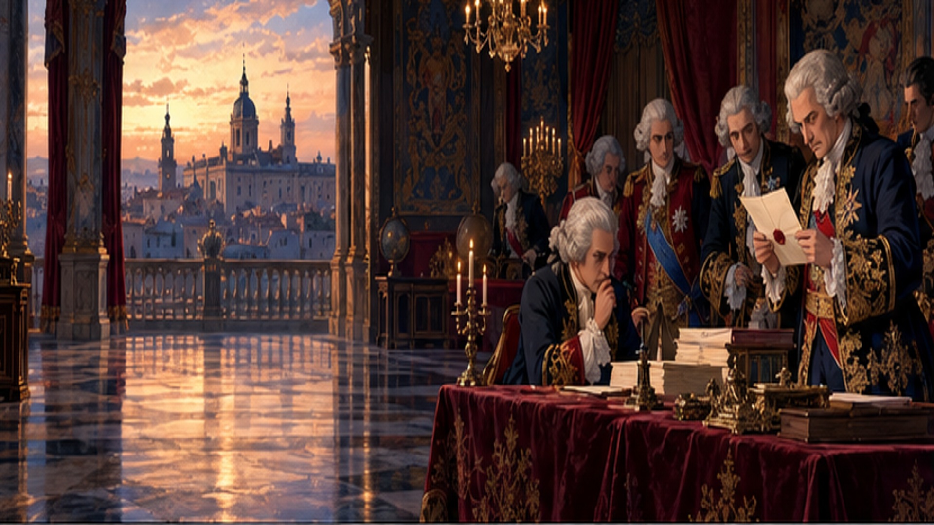 Reconstrucción ilustrada de la España y Europa del siglo XVIII